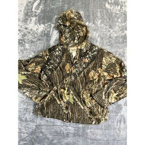 Woolrich Outdoor Guide Camo Full Zip Hoodie Men’s Size S Fleece Hunting Jacket